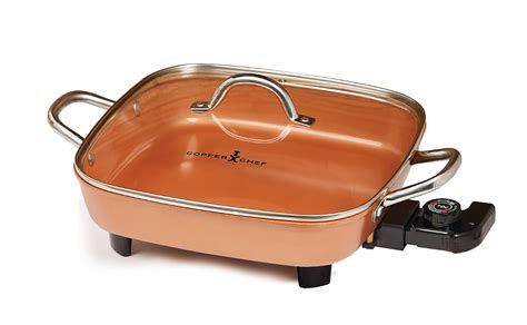 copper electric skillet box|electric skillets at big lots.